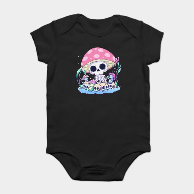 Poisonous Skeleton Baby Bodysuit by GoshWow®